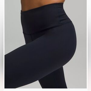 Lululemon Wunder Under High-Rise Tight 25" *Full-On Luxtreme True Navy Blue 14